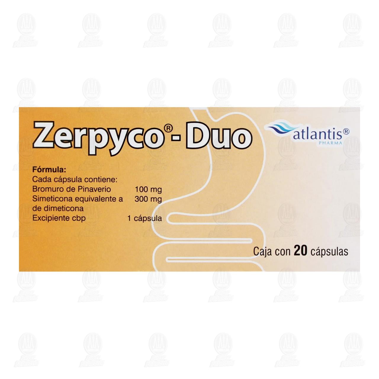 Zerpyco-Duo 100mg/300mg, 20 C&aacute;psulas. image number 2