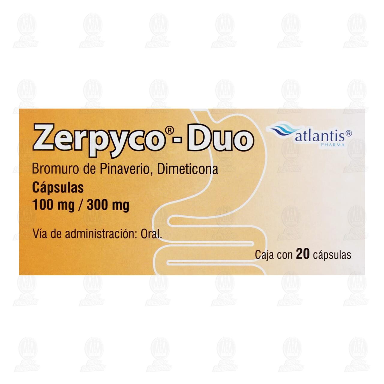 Zerpyco-Duo 100mg/300mg, 20 C&aacute;psulas. image number 1