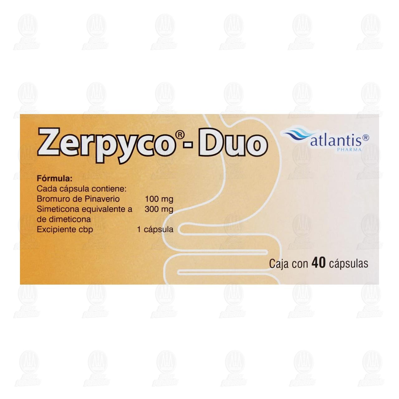 Zerpyco-Duo 100mg/300mg, 40 C&aacute;psulas. image number 2