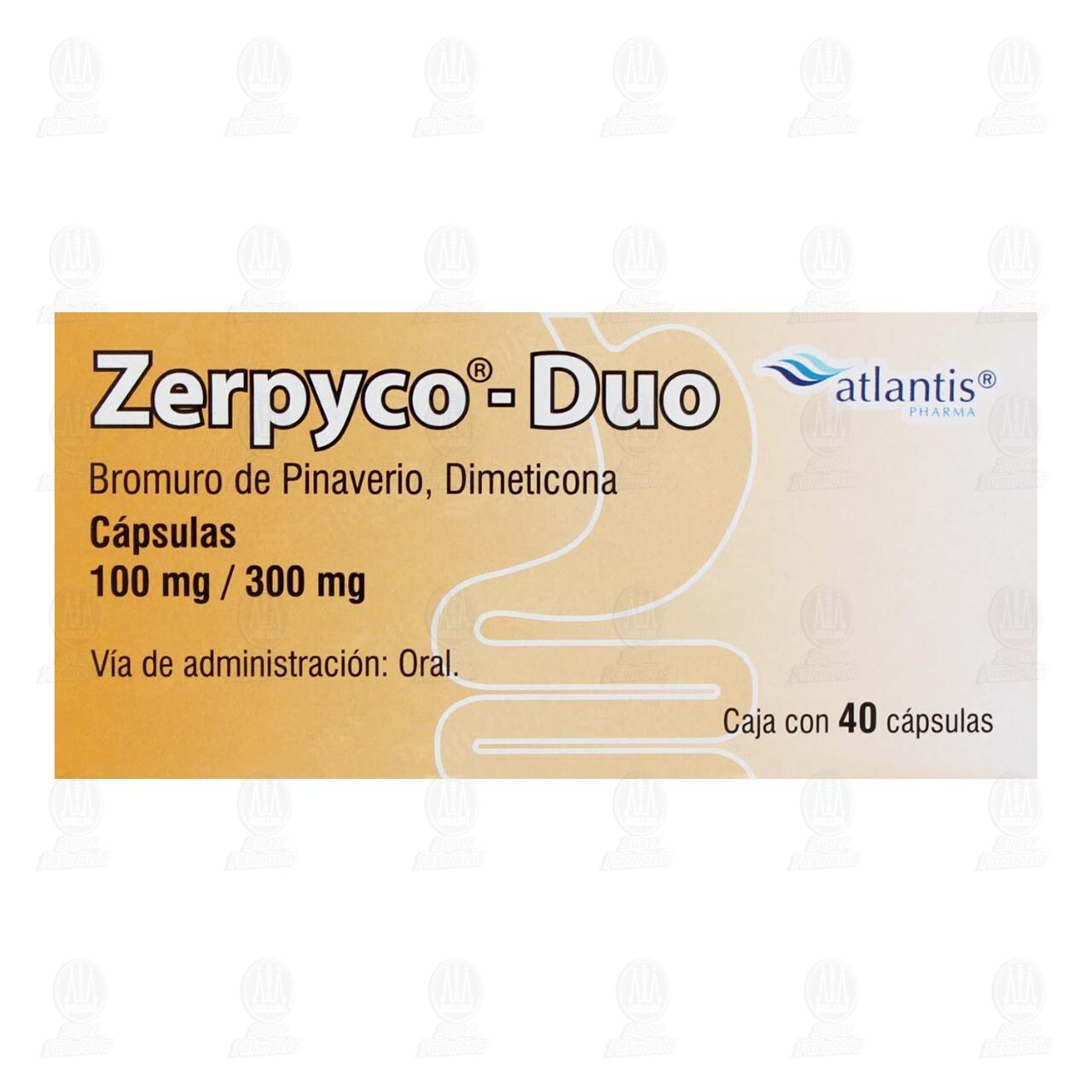 Zerpyco-Duo 100mg/300mg, 40 C&aacute;psulas. image number 1