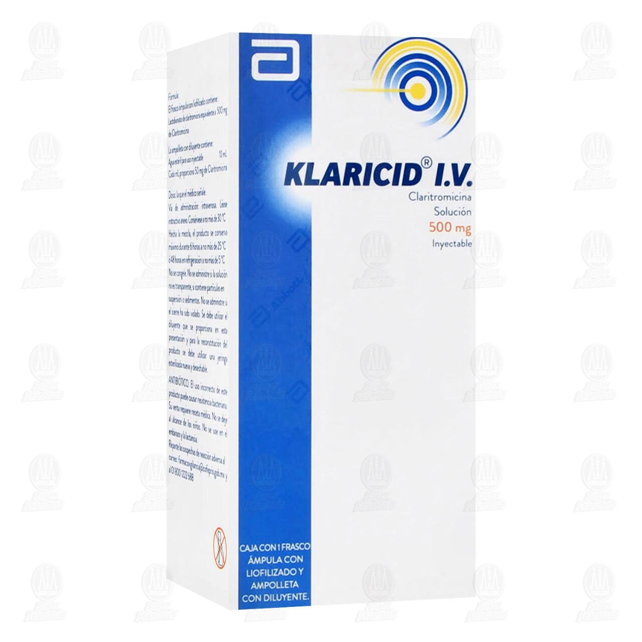 Klaricid I.V. 500 mg, 1 pz. image number 0