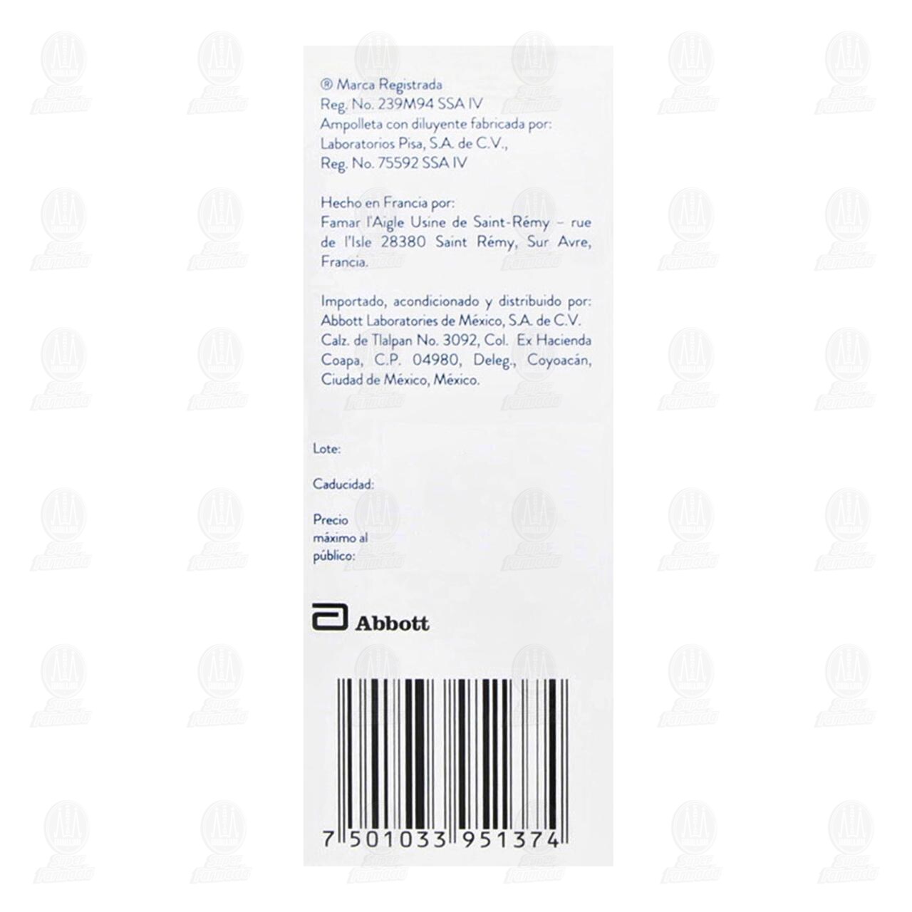 Klaricid I.V. 500 mg, 1 pz. image number 3