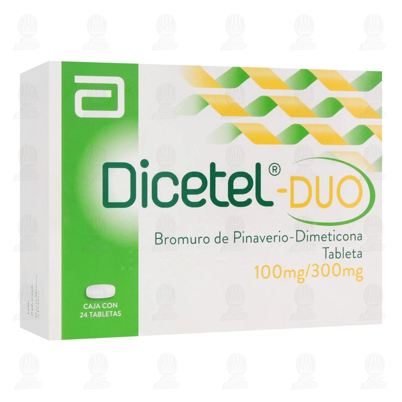 Dicetel-Duo 100mg/300mg, 24 Tabletas. image number 0