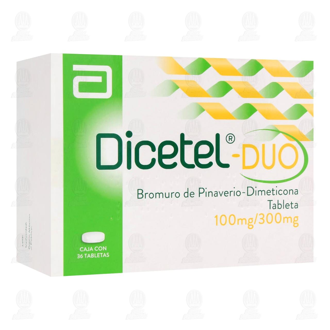 Dicetel-Duo 100mg/300mg, 36 Tabletas. image number 0