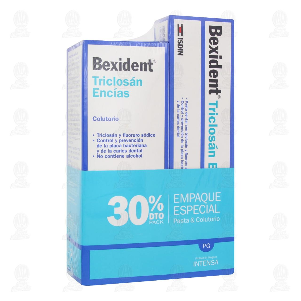 Pack Dental Bexident Triclosán Encías Empaque Especial (1 Pasta 75ml + Colutorio 250ml) 2 pzas