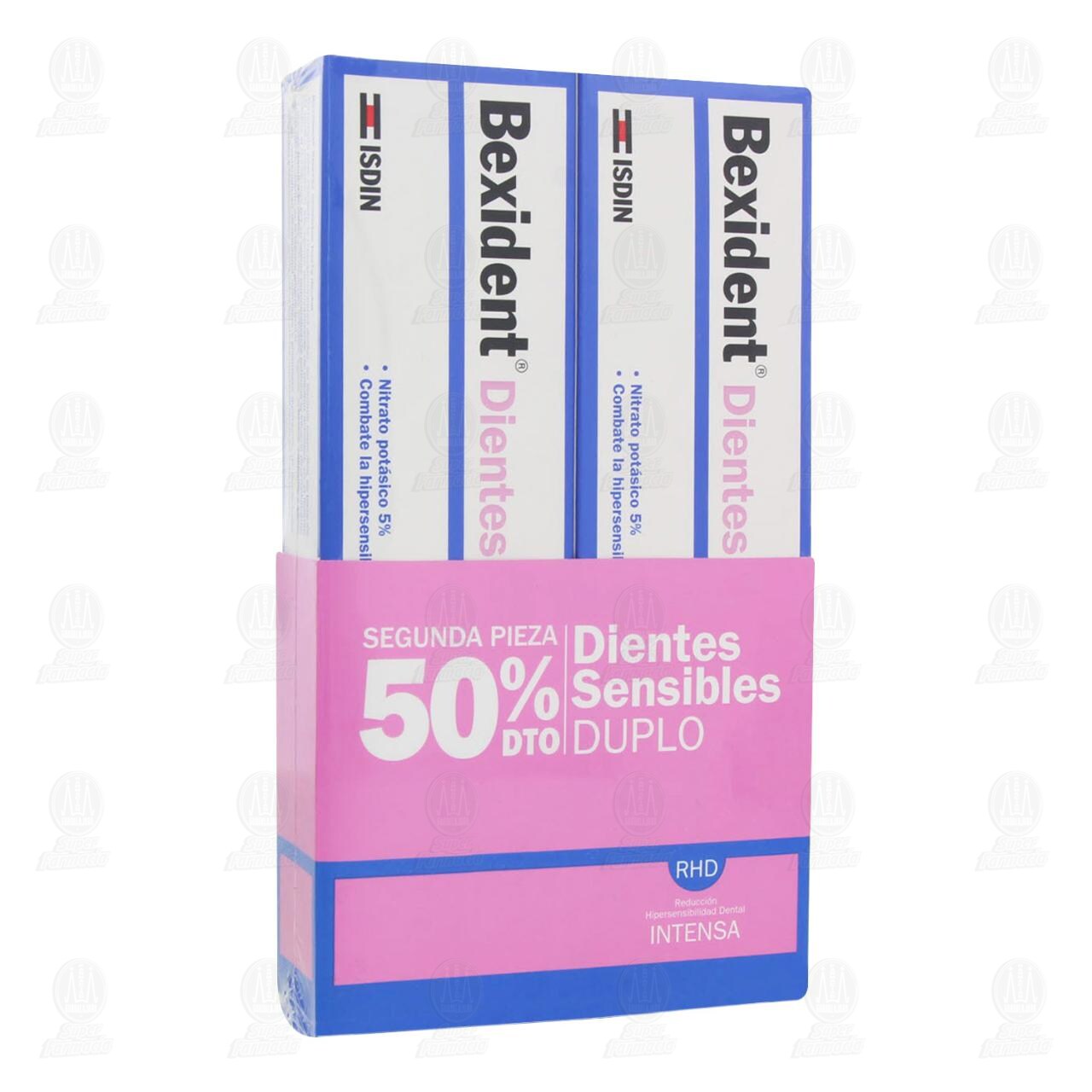 Pasta Dental Bexident Dientes Sensibles Duplo, 2 pzas de 75 ml c/u.