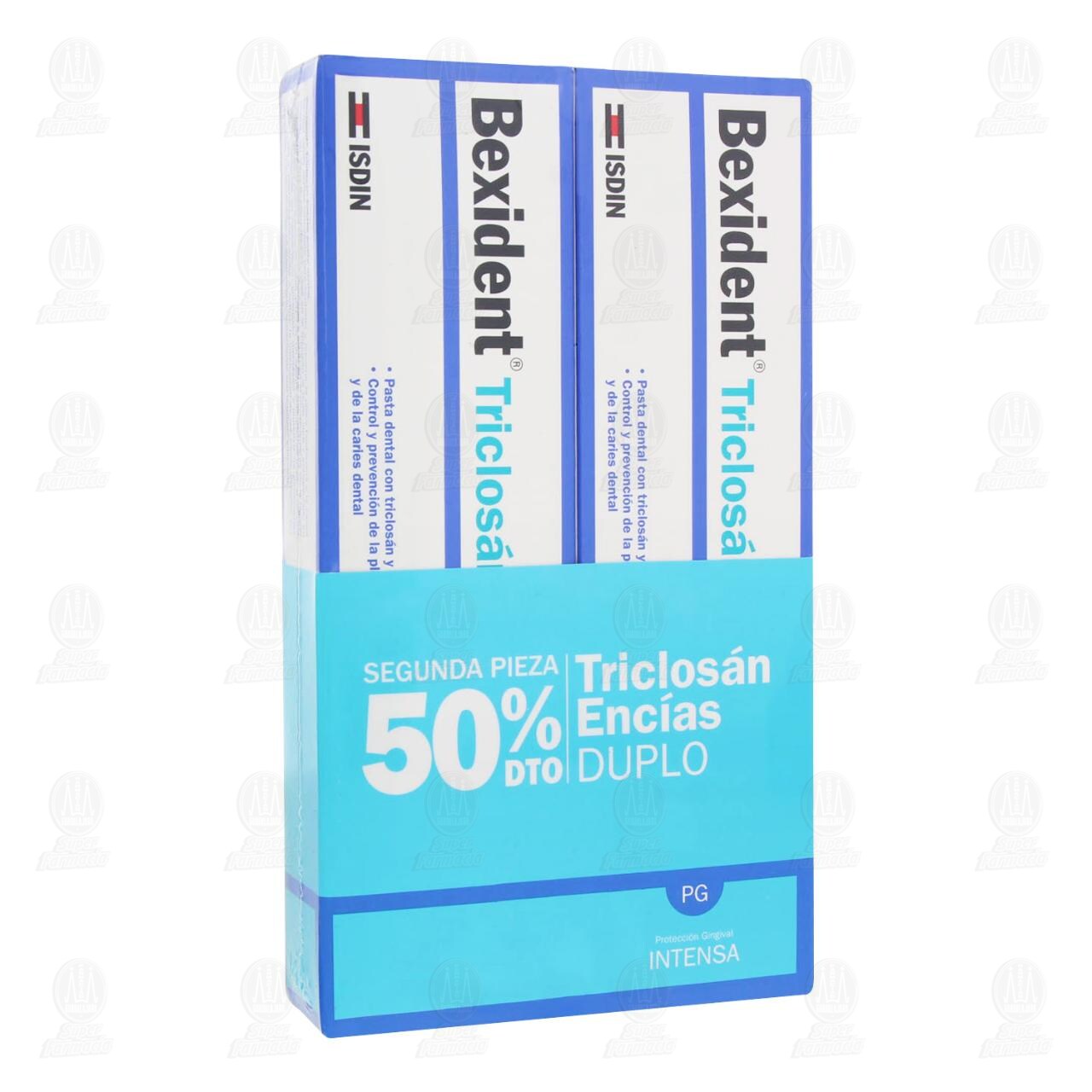 Pasta Dental Bexident Triclosán Encías Duplo, 2 pzas de 75ml c/u