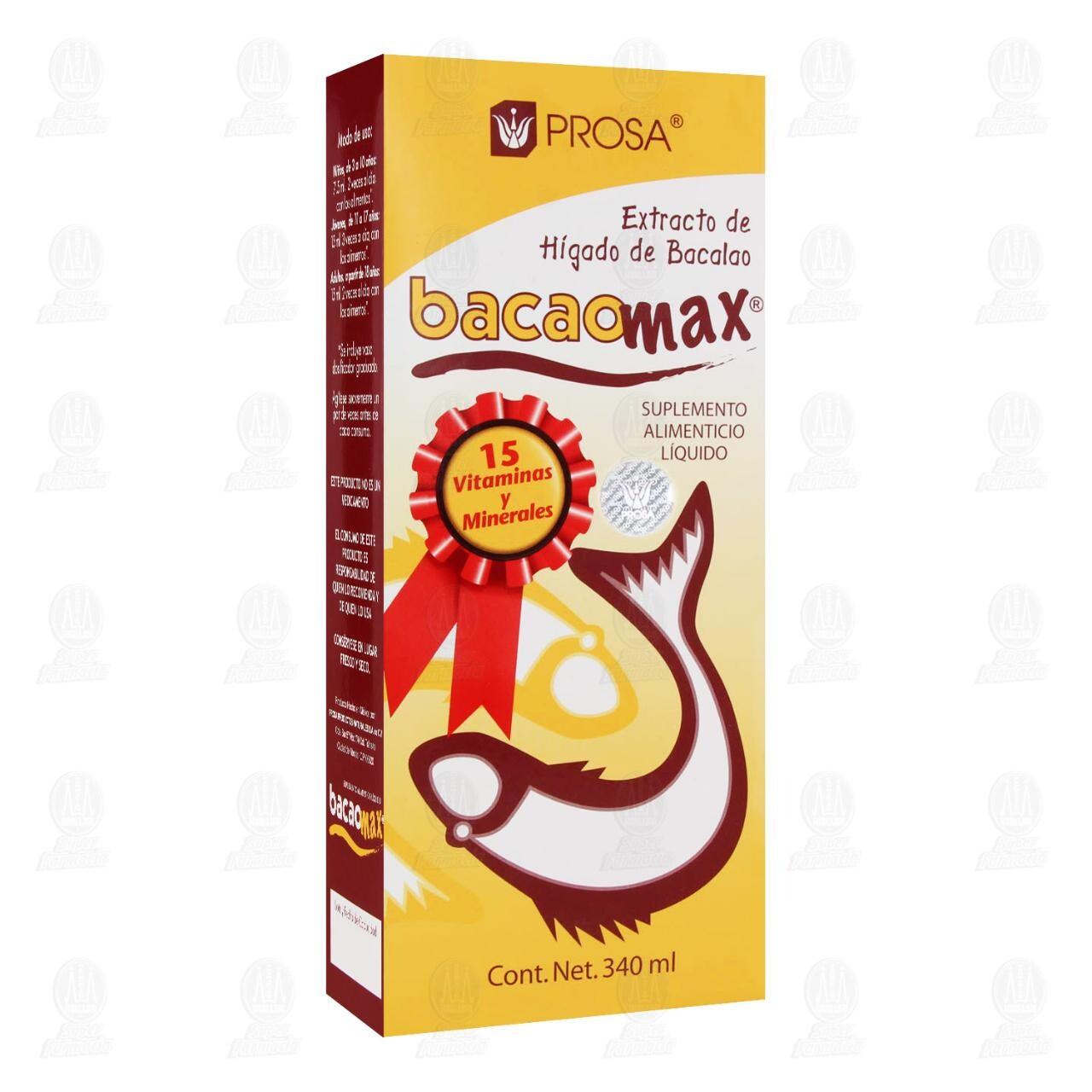 Bacaomax Suplemento Alimenticio, 340 ml.