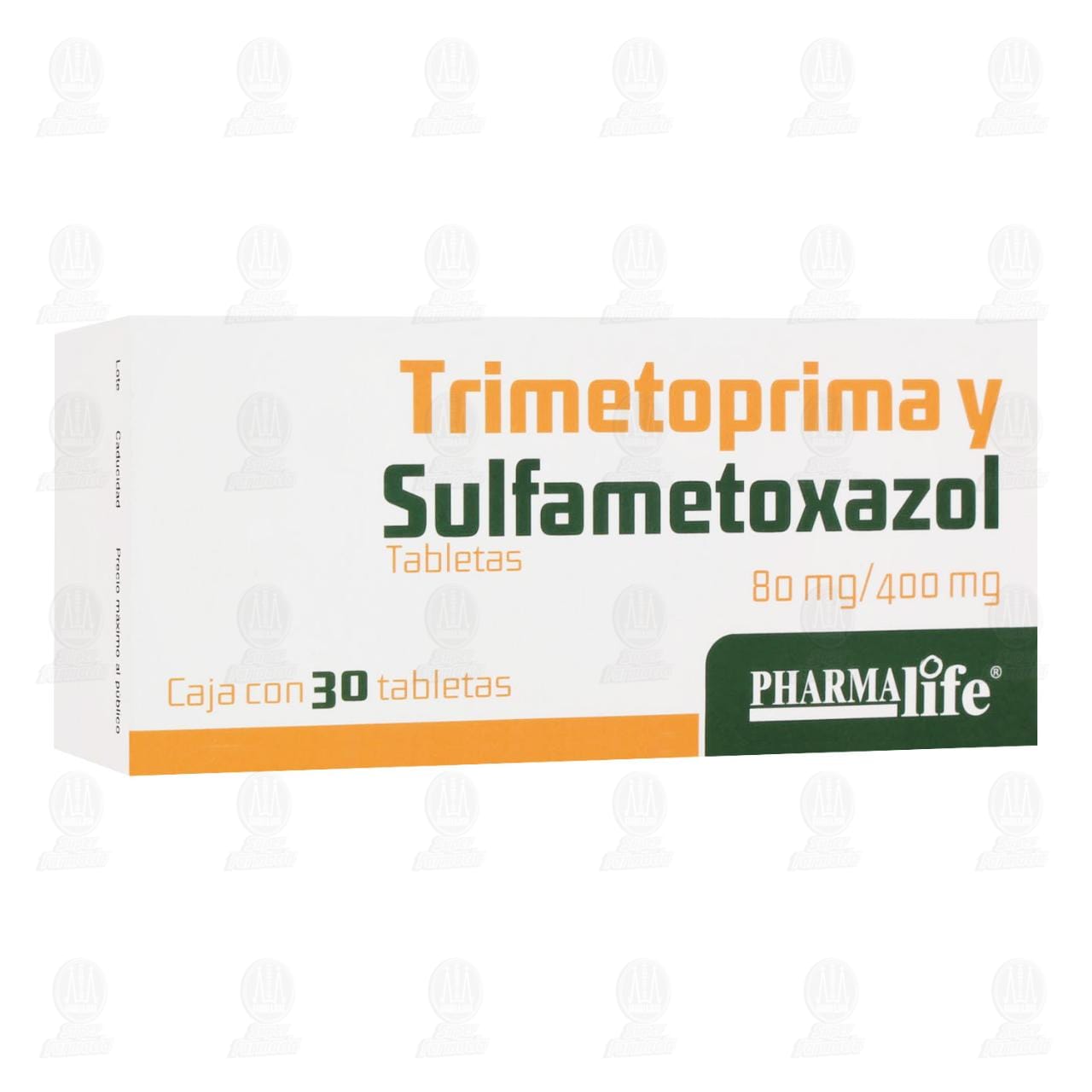 Trimetoprima/ Sulfametoxazol 80mg/400mg 30 Tabletas Pharmalife