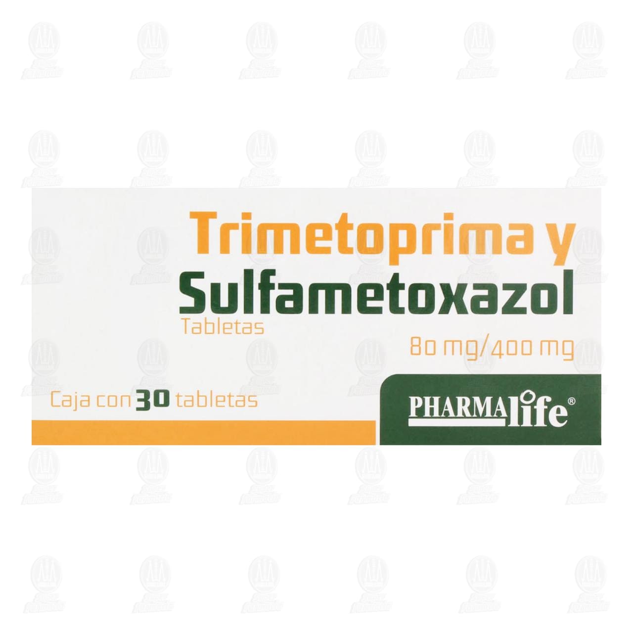 Trimetoprima/ Sulfametoxazol 80mg/400mg, 30 Tabletas Pharmalife. image number 1
