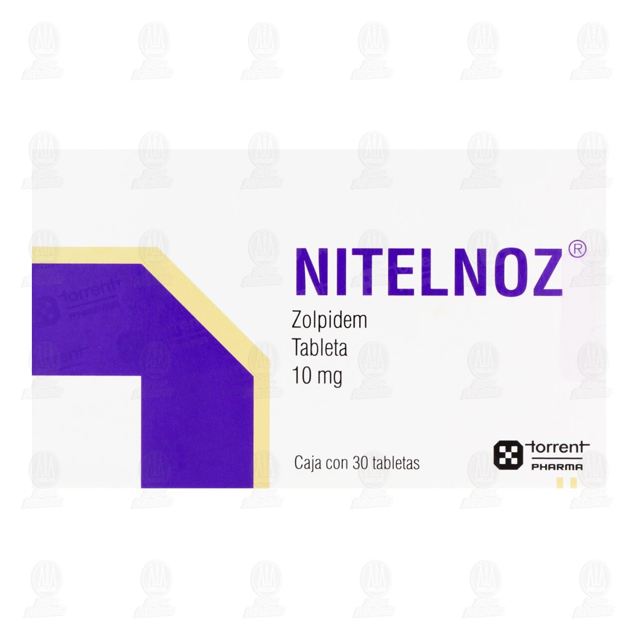 Nitelnoz 10 mg, 30 Tabletas. image number 1
