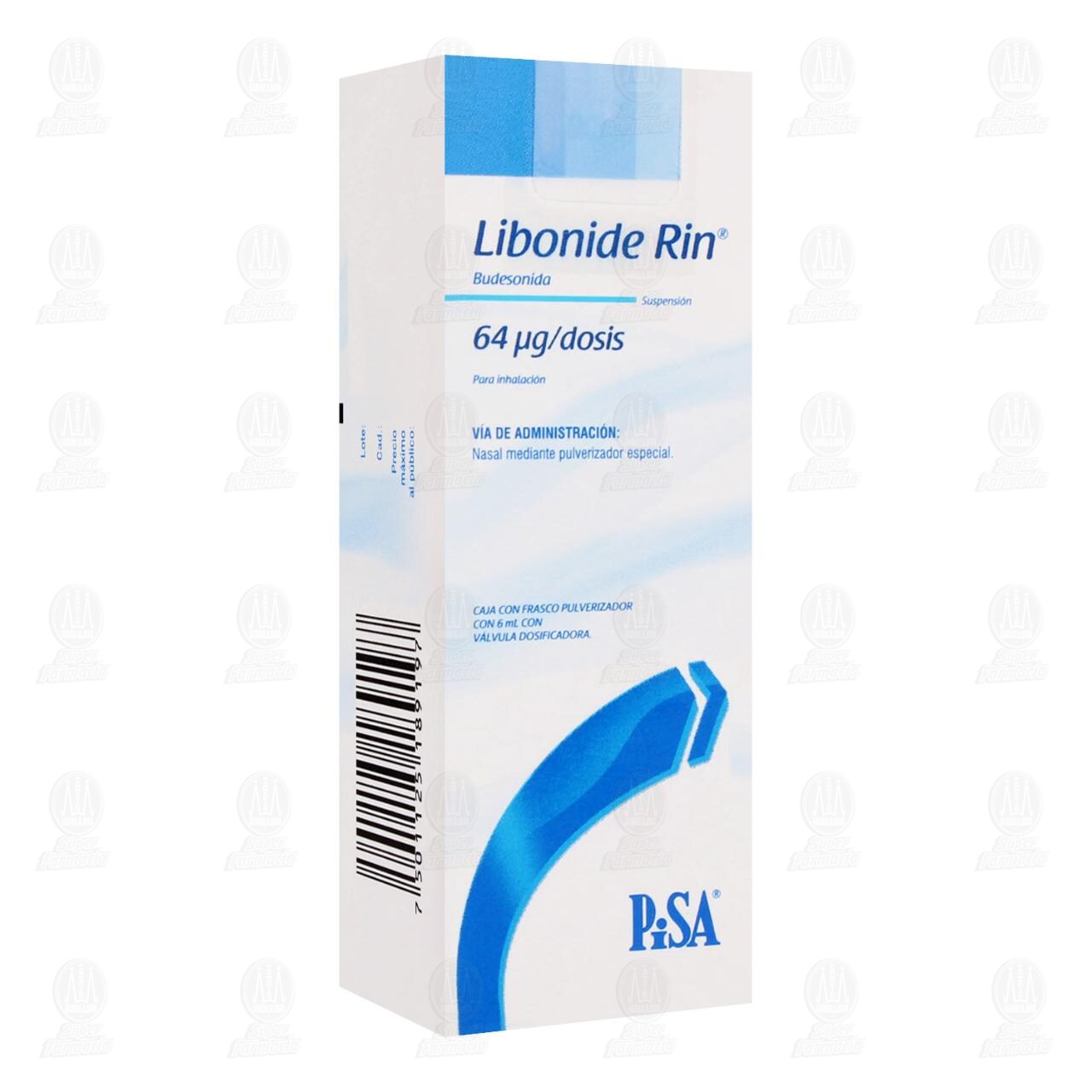 Libonide Rin 64mcg/Dosis Suspensi&oacute;n para Inhalaci&oacute;n, 120 Dosis. image number 0