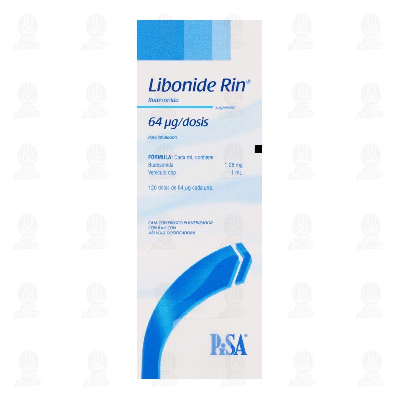 Libonide Rin 64mcg/Dosis Suspensi&oacute;n para Inhalaci&oacute;n, 120 Dosis. image number 2