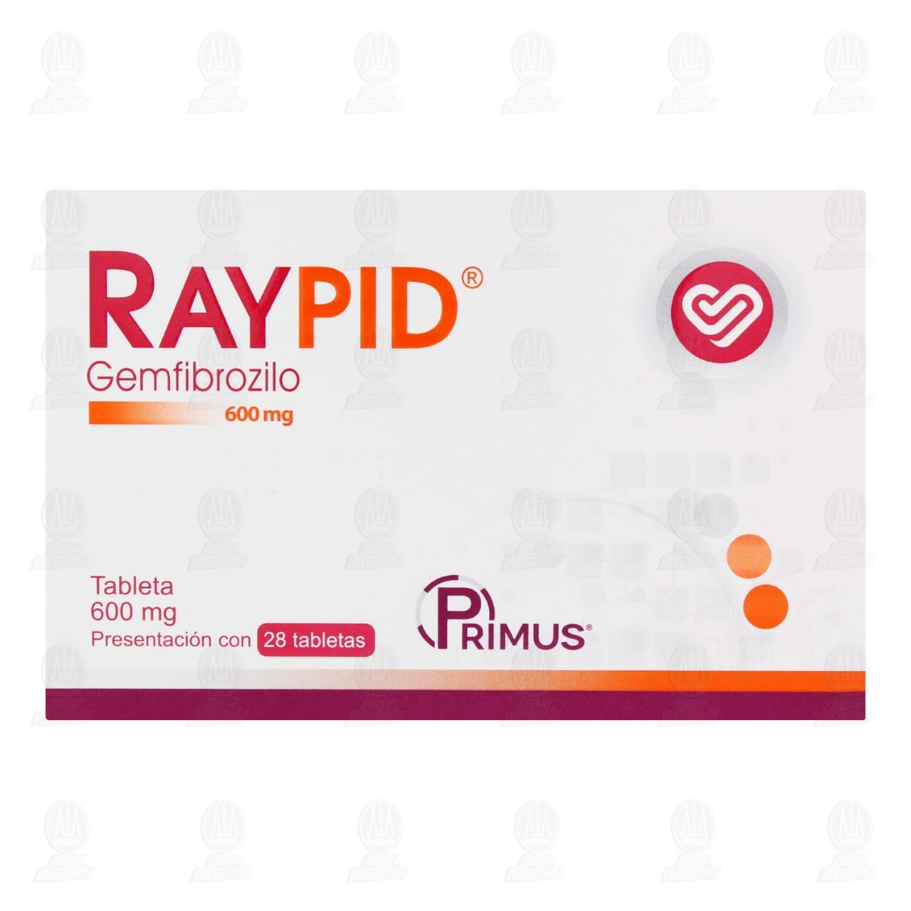 Raypid 600 mg, 28 Tabletas. image number 2
