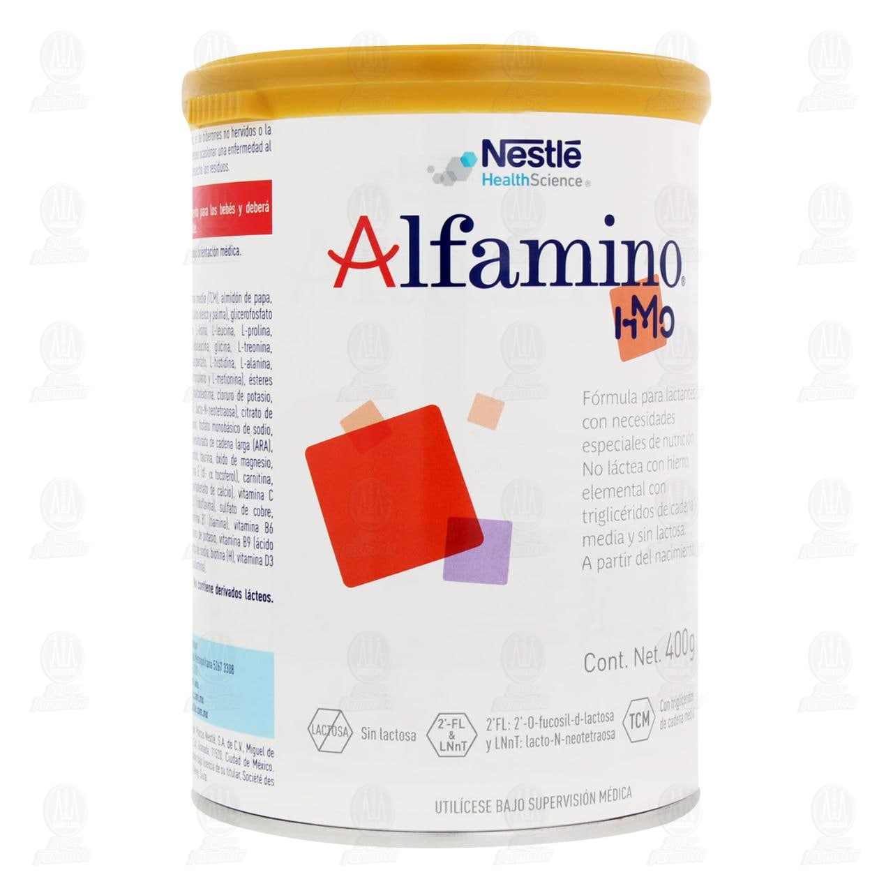 F&oacute;rmula Infantil Nestl&eacute; Alfamino HMO en Polvo (A Partir del Nacimiento), 400 gr.