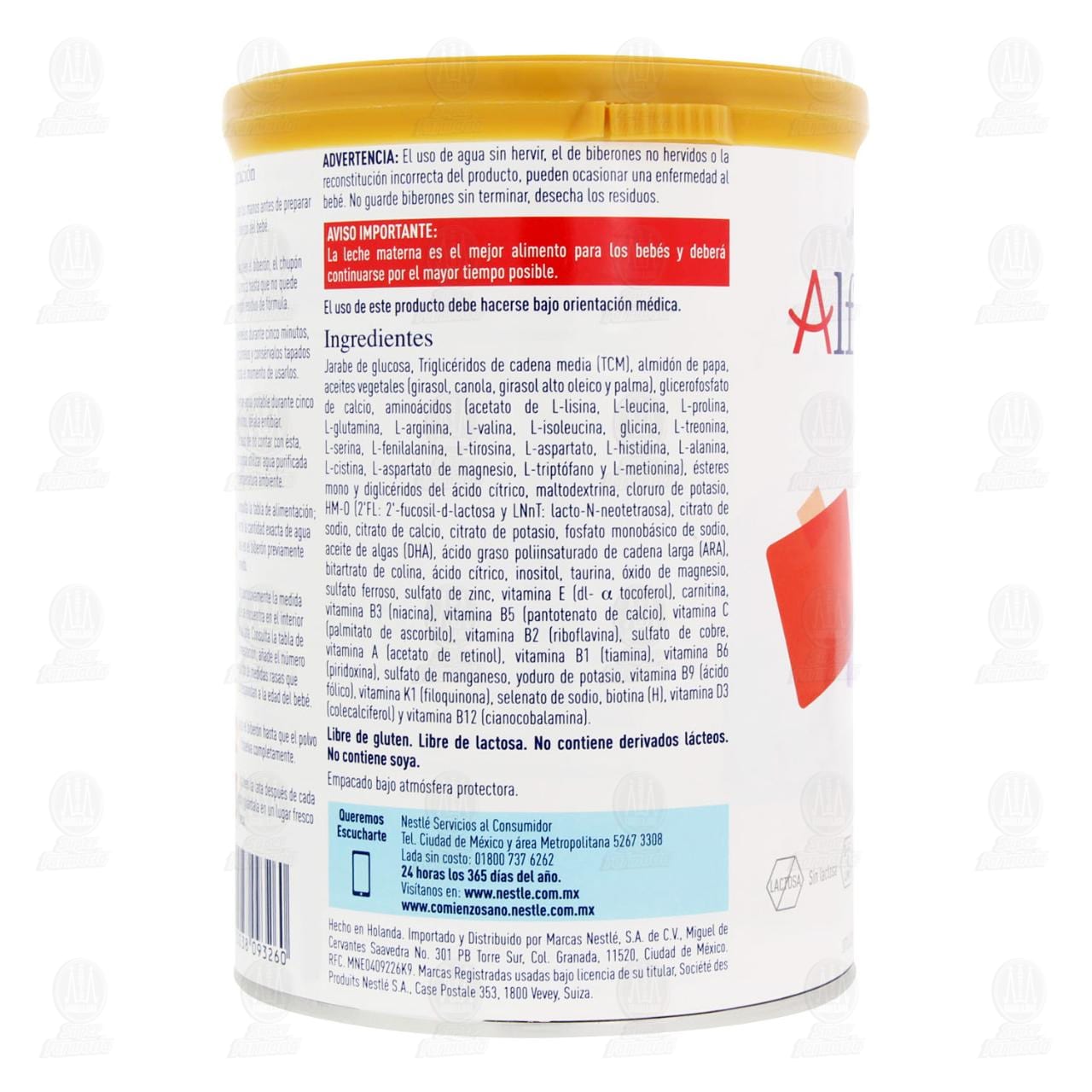 F&oacute;rmula Infantil Nestl&eacute; Alfamino HMO en Polvo (A Partir del Nacimiento), 400 gr. image number 4