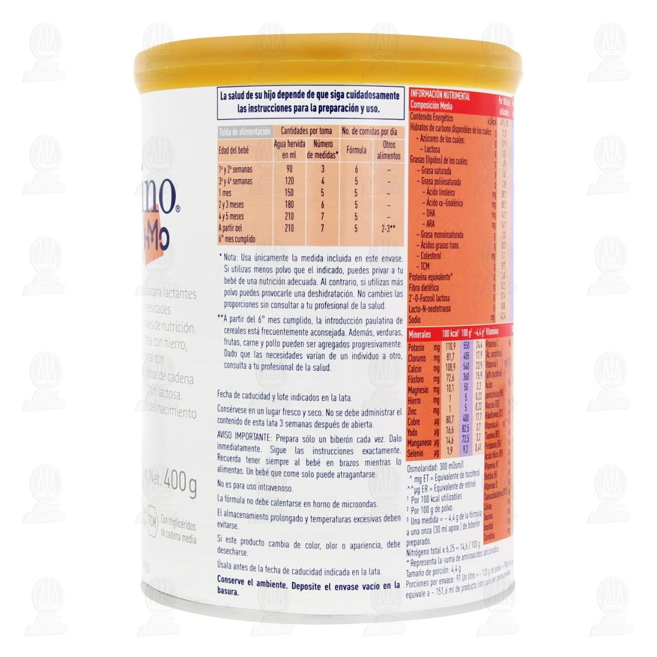 F&oacute;rmula Infantil Nestl&eacute; Alfamino HMO en Polvo (A Partir del Nacimiento), 400 gr. image number 3