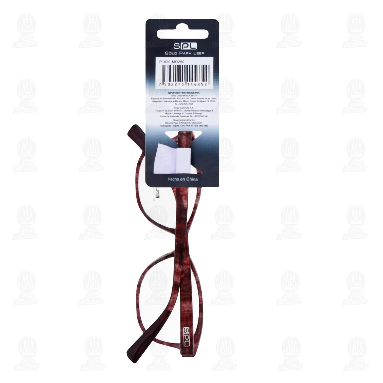 Lentes SPL para Lectura Grad. +2.50 Color Morado, 1 pz. image number 1