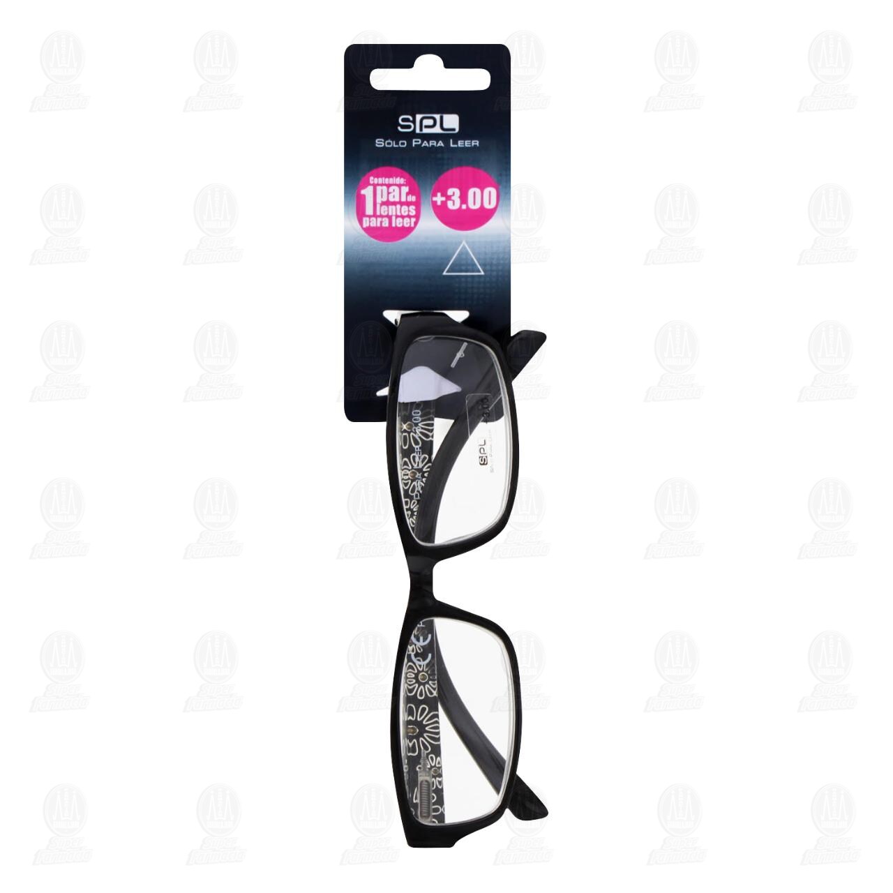 Lentes SPL para Lectura Grad. +3.00 Color Negro, 1 pz. image number 0