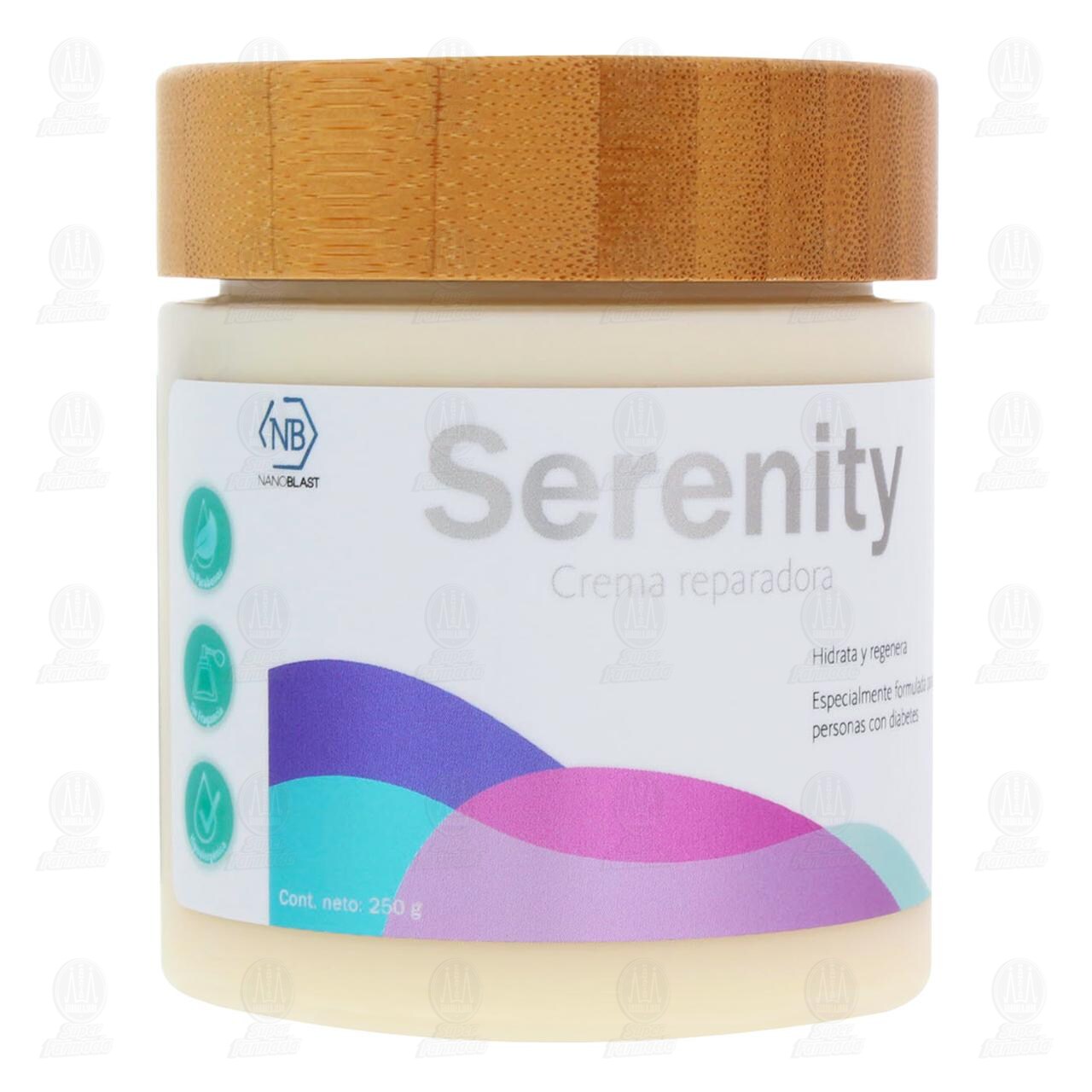 Serenity Crema Reparadora para Piel de Personas con Diabetes, 250 gr. image number 0