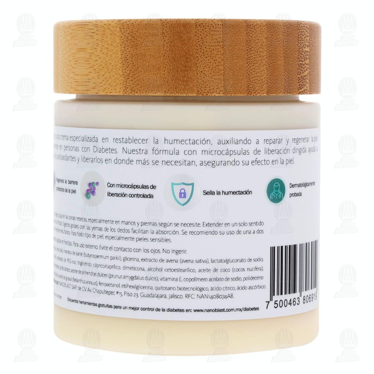 Serenity Crema Reparadora para Piel de Personas con Diabetes, 250 gr. image number 2