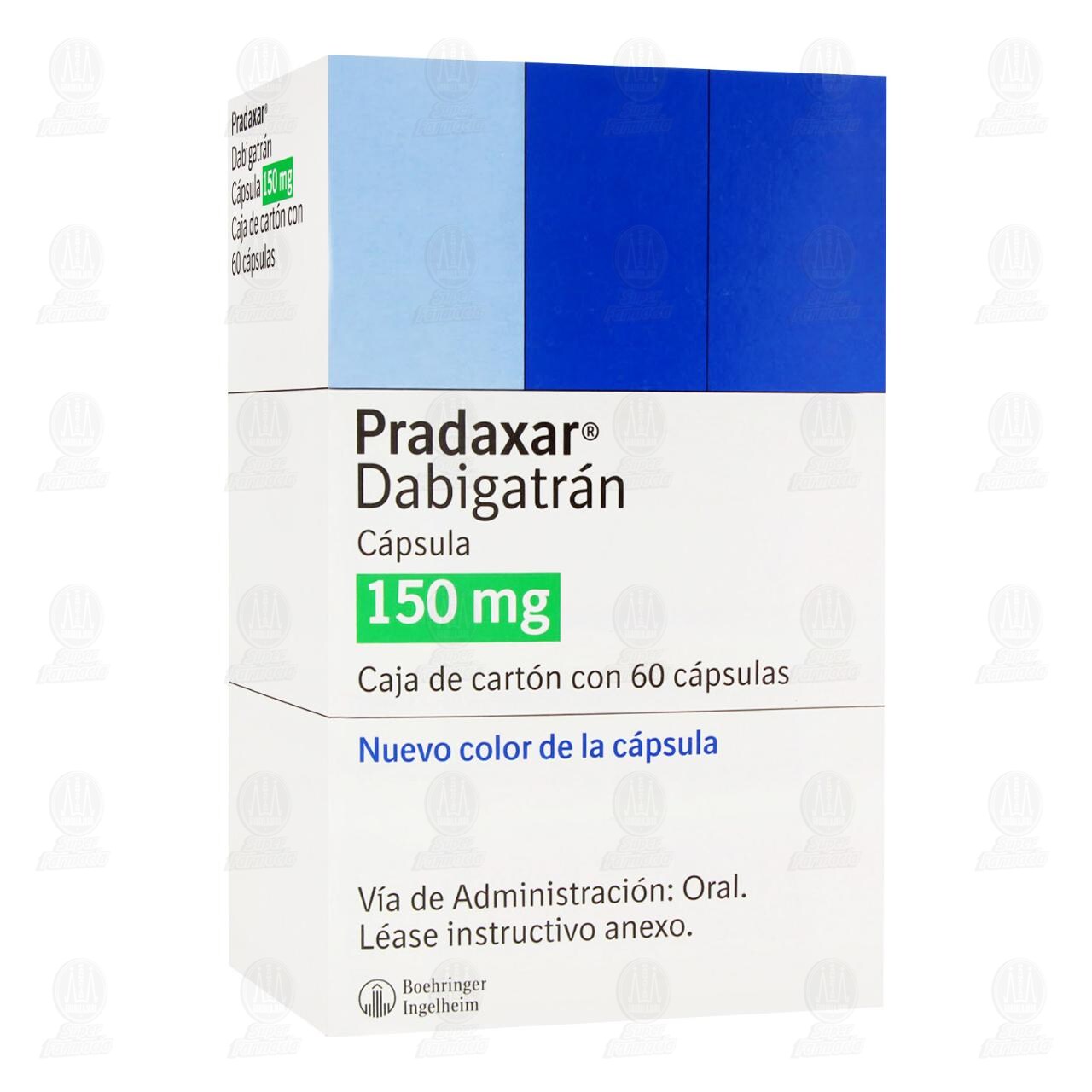 Pradaxar 150 mg, 60 C&aacute;psulas. image number 0