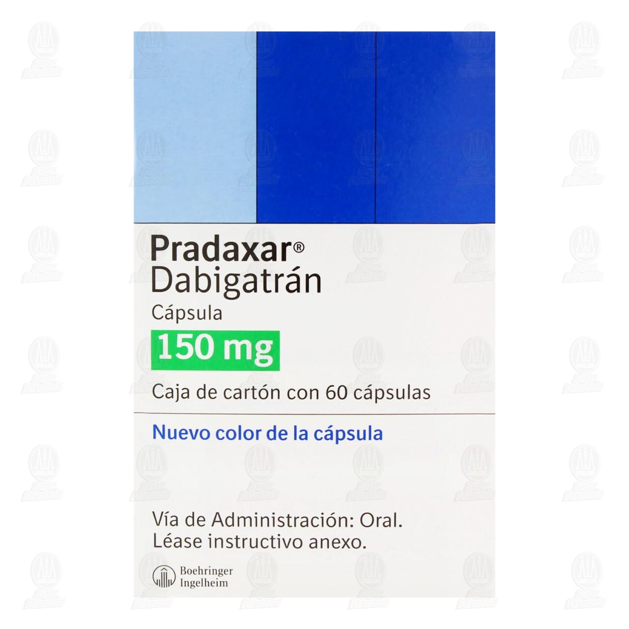 Pradaxar 150 mg, 60 C&aacute;psulas. image number 1