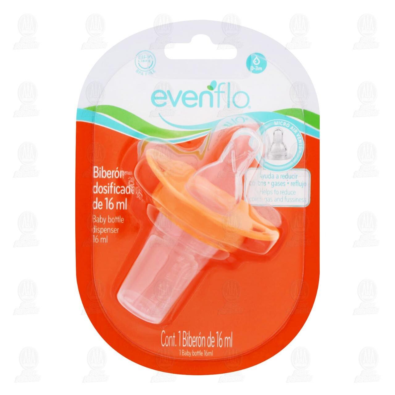 Biberón Dosificador Evenflo de 16 ml, 1 pz.