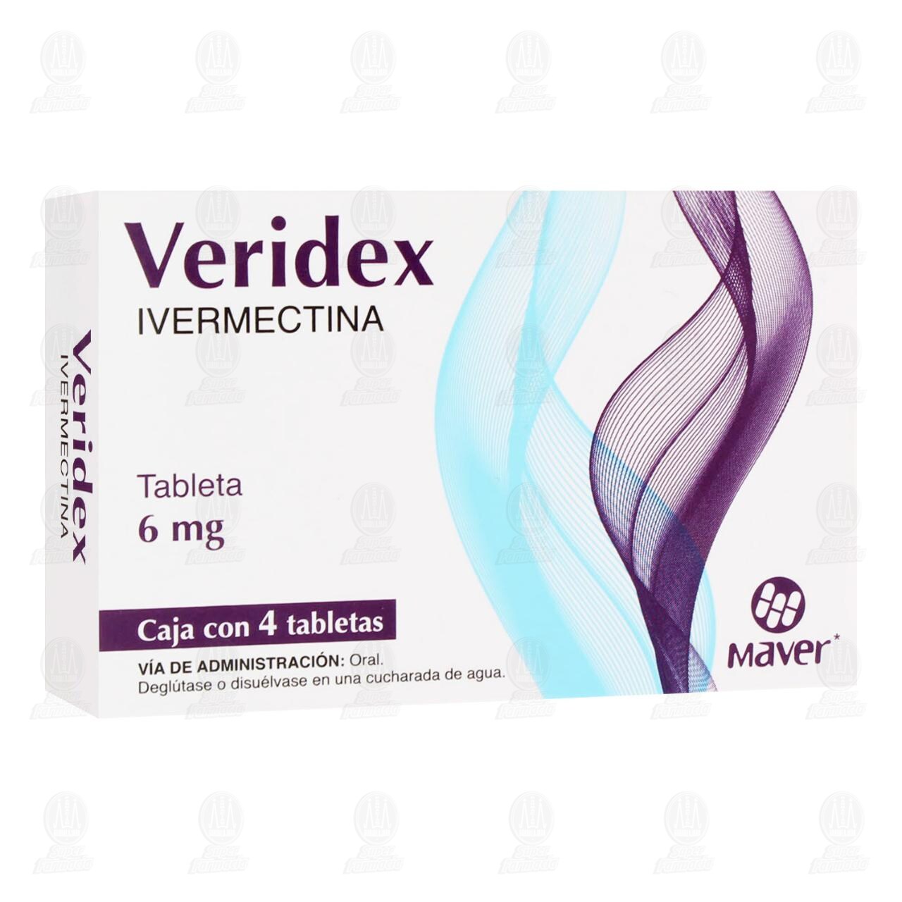 Veridex 6 mg, 4 Tabletas.