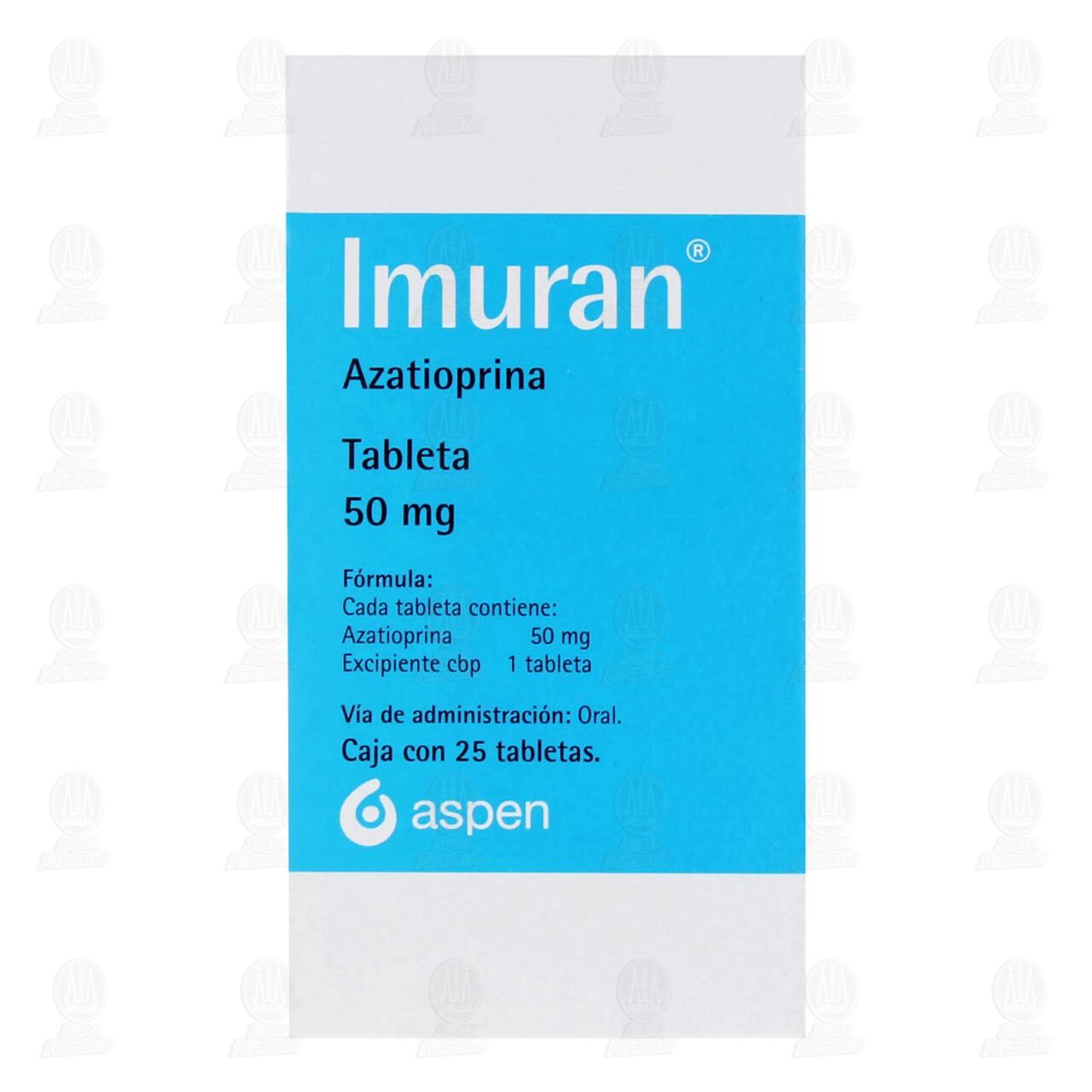 Imuran 50 mg, 25 Tabletas. image number 2