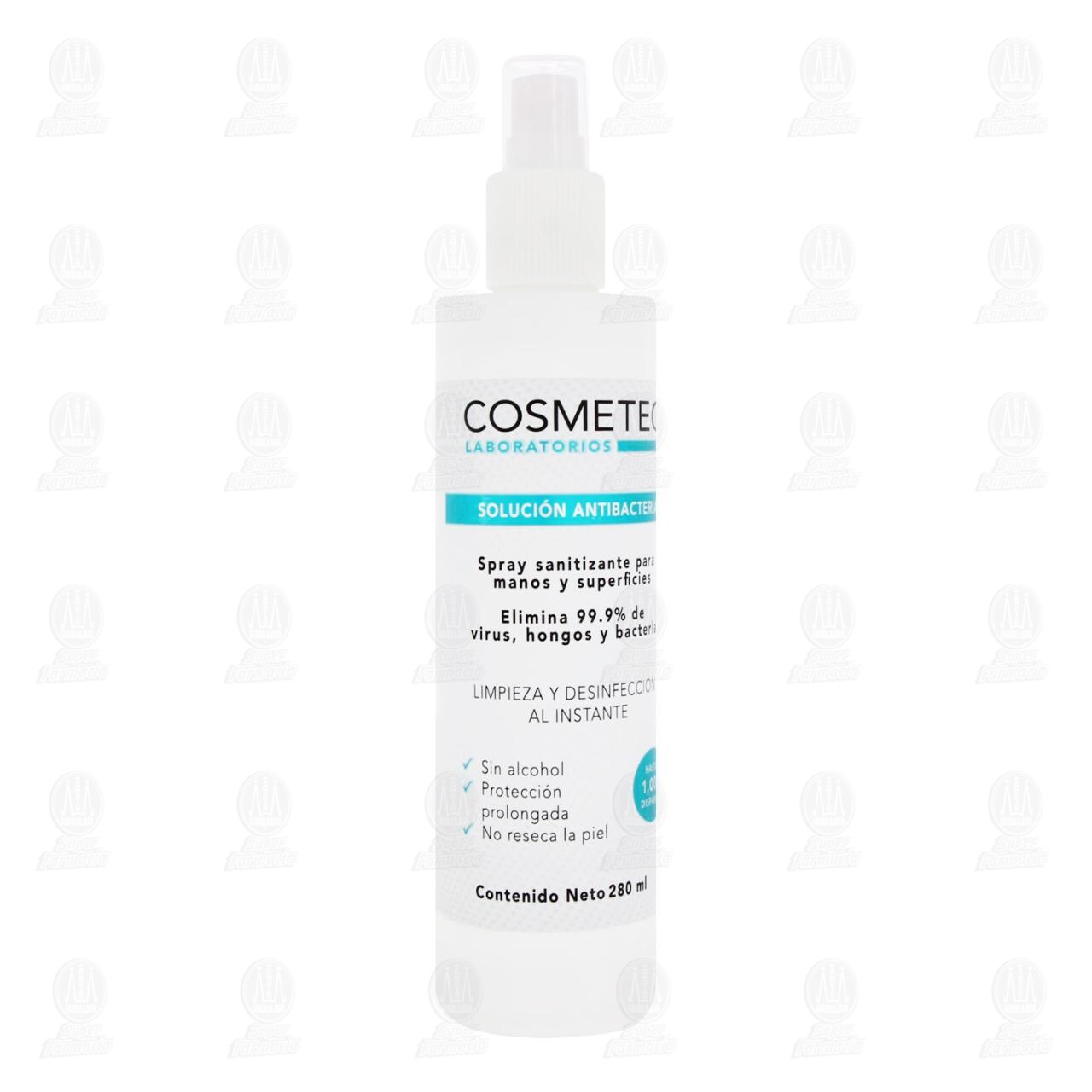 Solución Antibacterial Cosmetec Laboratorios en Spray, 280 ml. image number 0