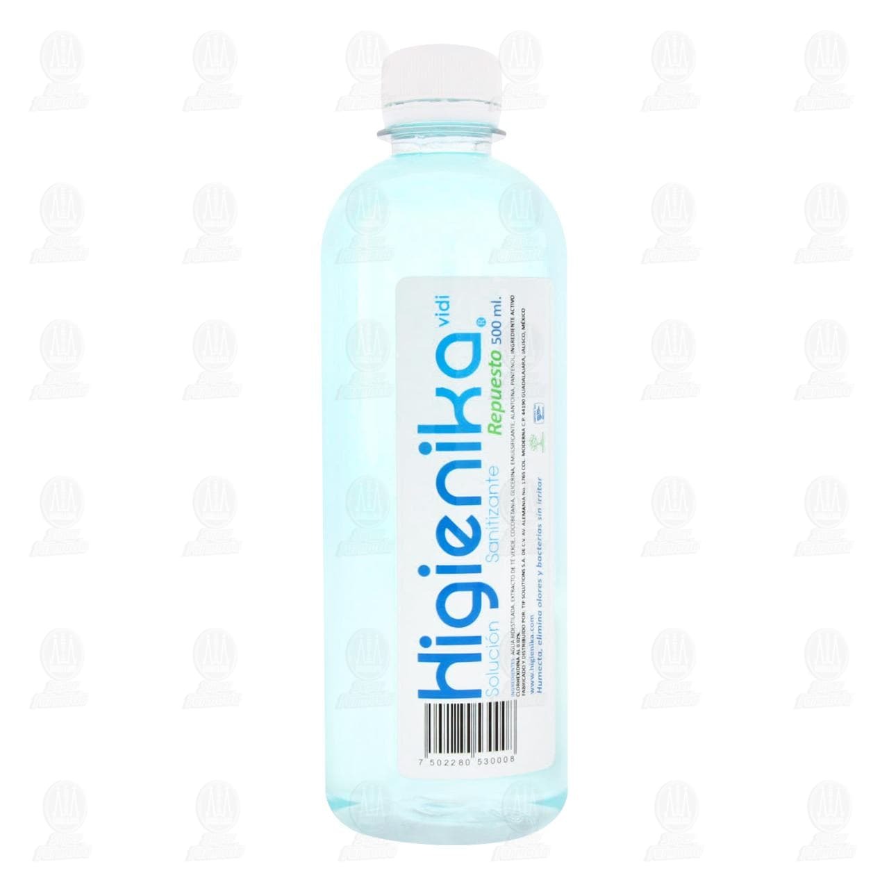 Imagen para Solución Sanitizante Higienika Repuesto, 500 ml.