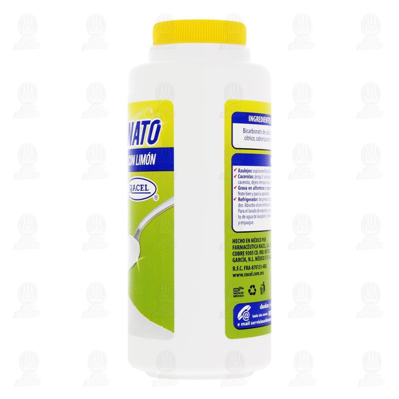 Bicarbonato de Sodio Racel con Lim&oacute;n, 300 gr. image number 3