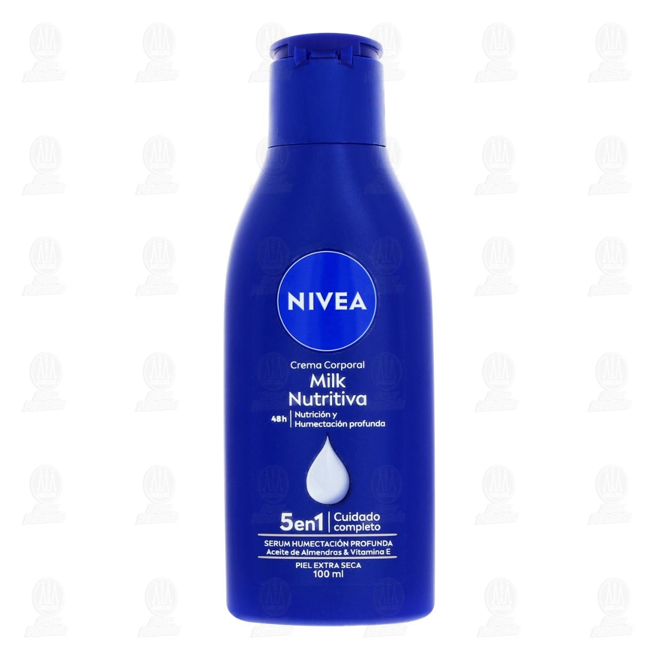 Nivea Crema Corporal Milk Nutritiva para Piel Extra-Seca, 100 ml. image number 1
