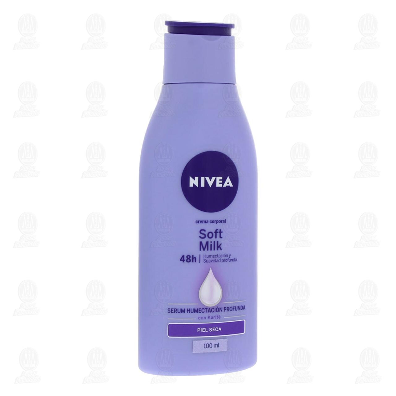 Nivea Soft Milk Crema Corporal Hidratante Nutritiva para Piel Seca, 100ml.