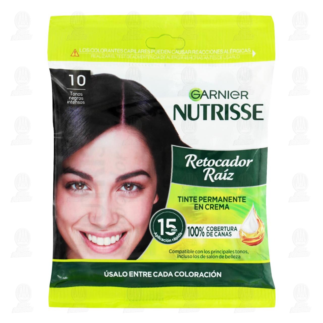 Retocador de Ra&iacute;z Garnier Nutrisse en Crema Tonos Negros Intensos (10), 1 pz. image number 0
