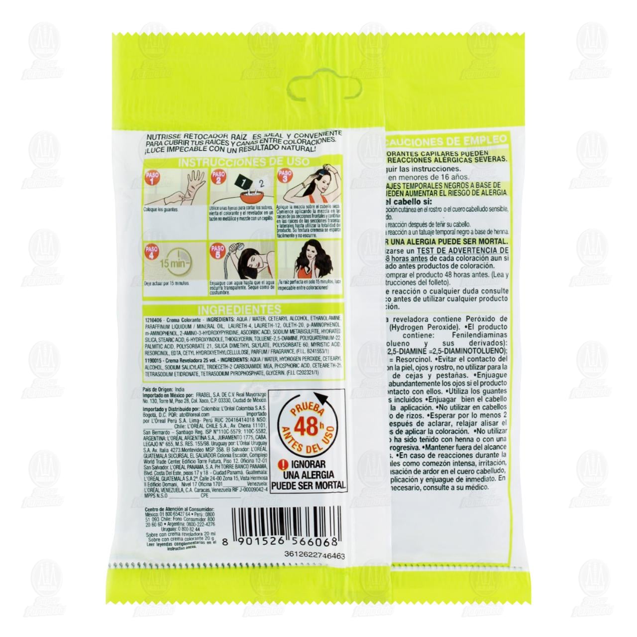 Retocador de Ra&iacute;z Garnier Nutrisse en Crema Tonos Casta&ntilde;os Chocolates (67), 1 pz. image number 1