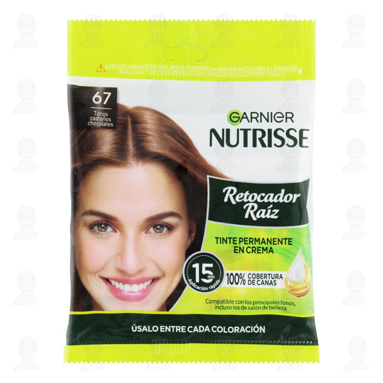 Retocador de Ra&iacute;z Garnier Nutrisse en Crema Tonos Casta&ntilde;os Chocolates (67), 1 pz. image number 0