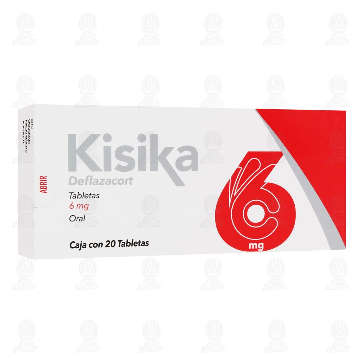 Kisika 6 mg, 20 Tabletas. image number 0