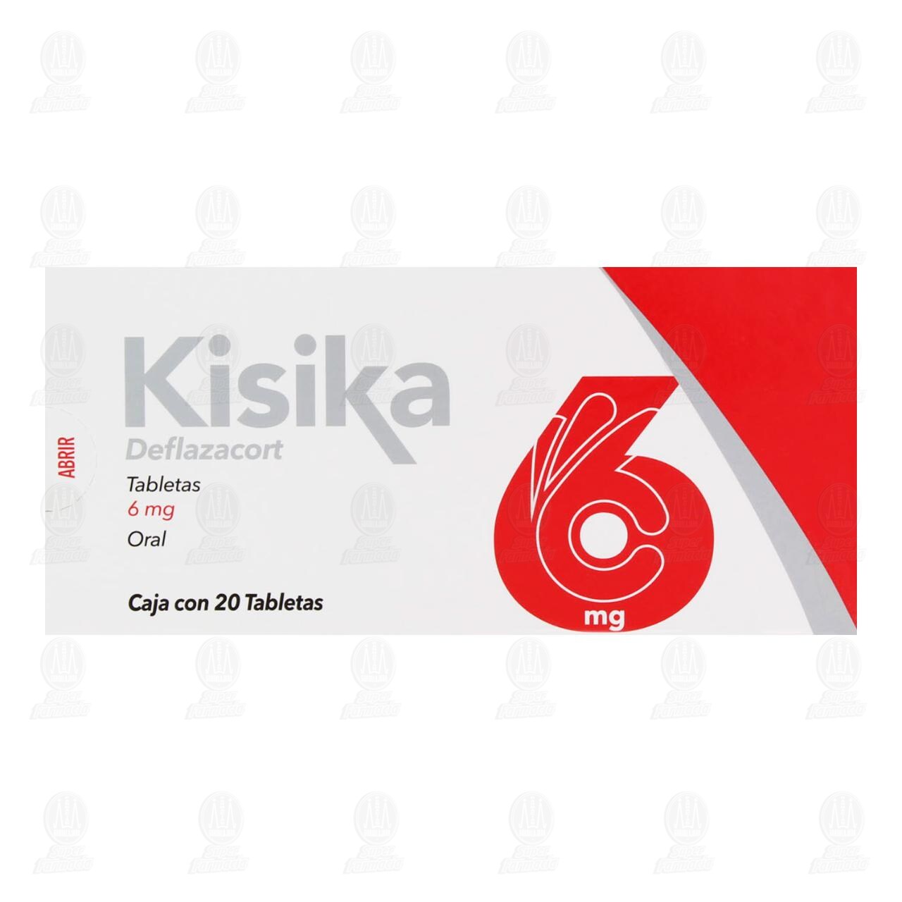 Kisika 6 mg, 20 Tabletas. image number 1