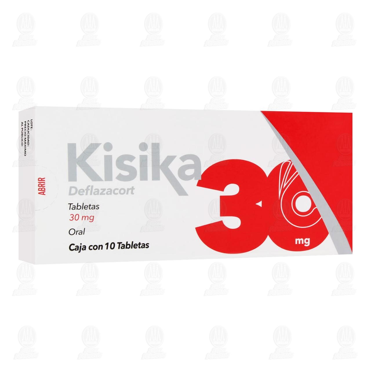 Kisika 30 mg, 10 Tabletas. image number 0
