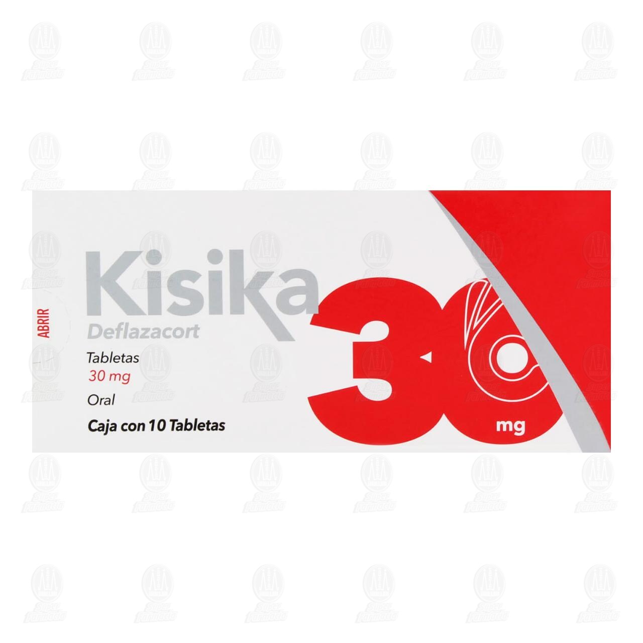 Kisika 30 mg, 10 Tabletas. image number 1