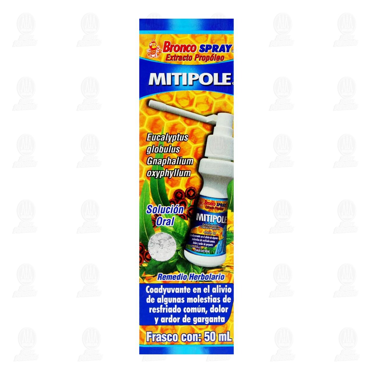 Mitipole Solución Oral Bronco Spray, 50 ml. image number 1