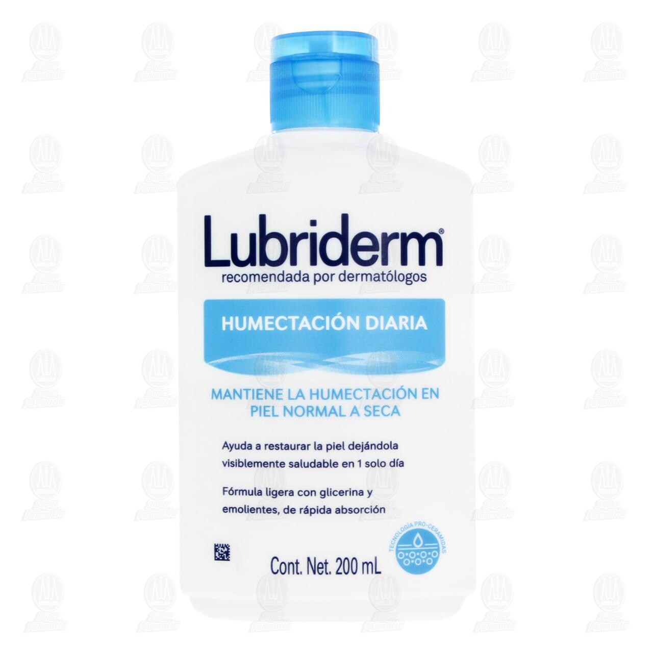 Crema Corporal Lubriderm Humectación Diaria, 200 ml. image number 1