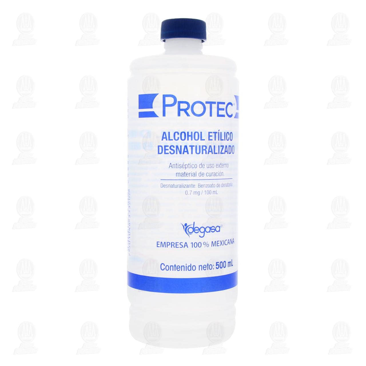 Alcohol Etílico Protec Desnaturalizado, 500 ml.