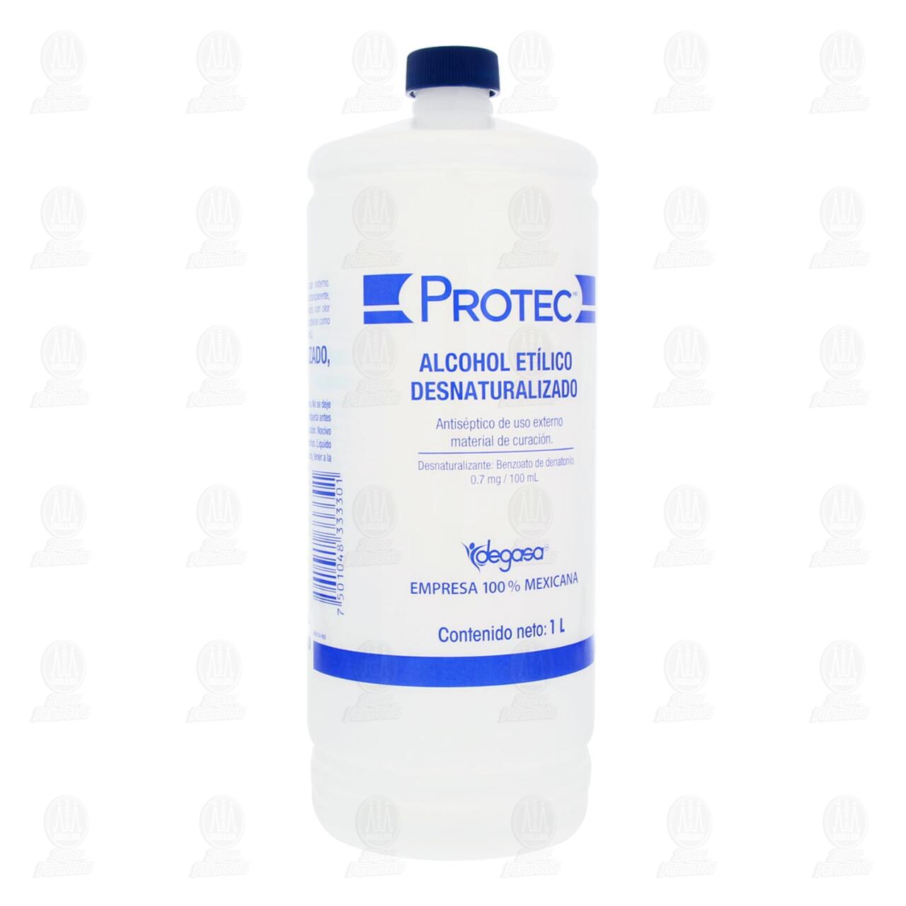 Alcohol Etílico Protec Desnaturalizado, 1 l.