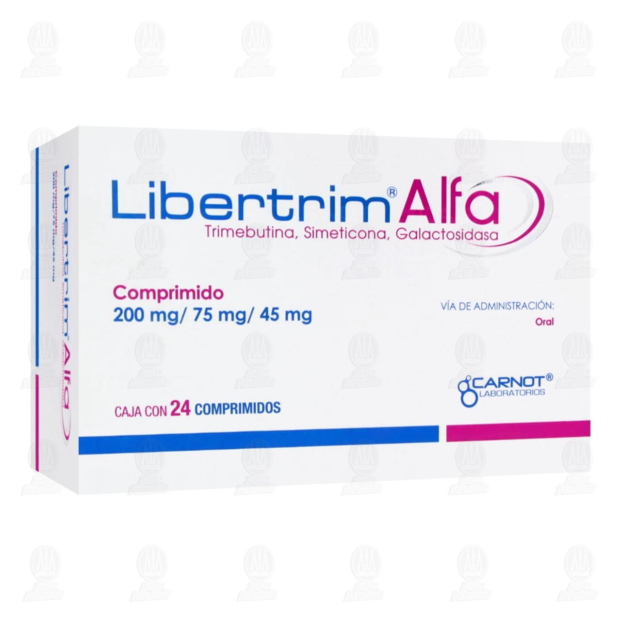 Libertrim Alfa 200mg/75mg/45mg, 24 Comprimidos.
