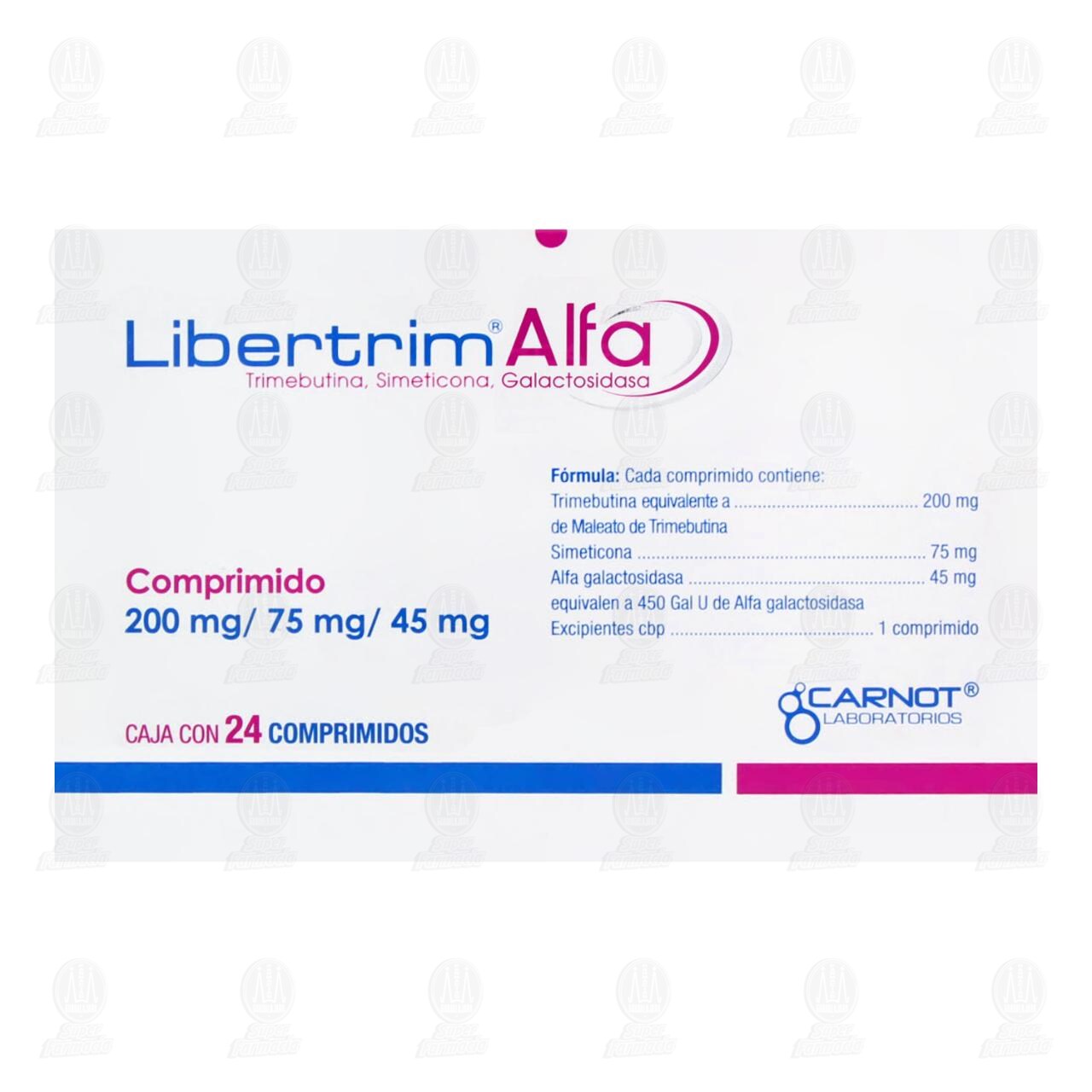 Libertrim Alfa 200mg/75mg/45mg, 24 Comprimidos. image number 2