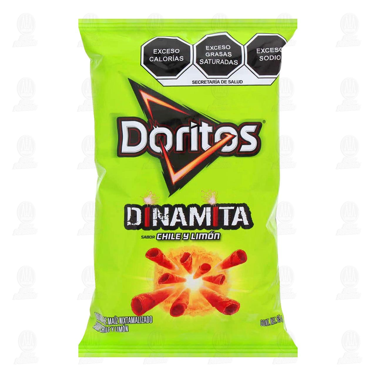 Botana Doritos Dinamita Sabor Chile y Lim&oacute;n, 65 gr. image number 0