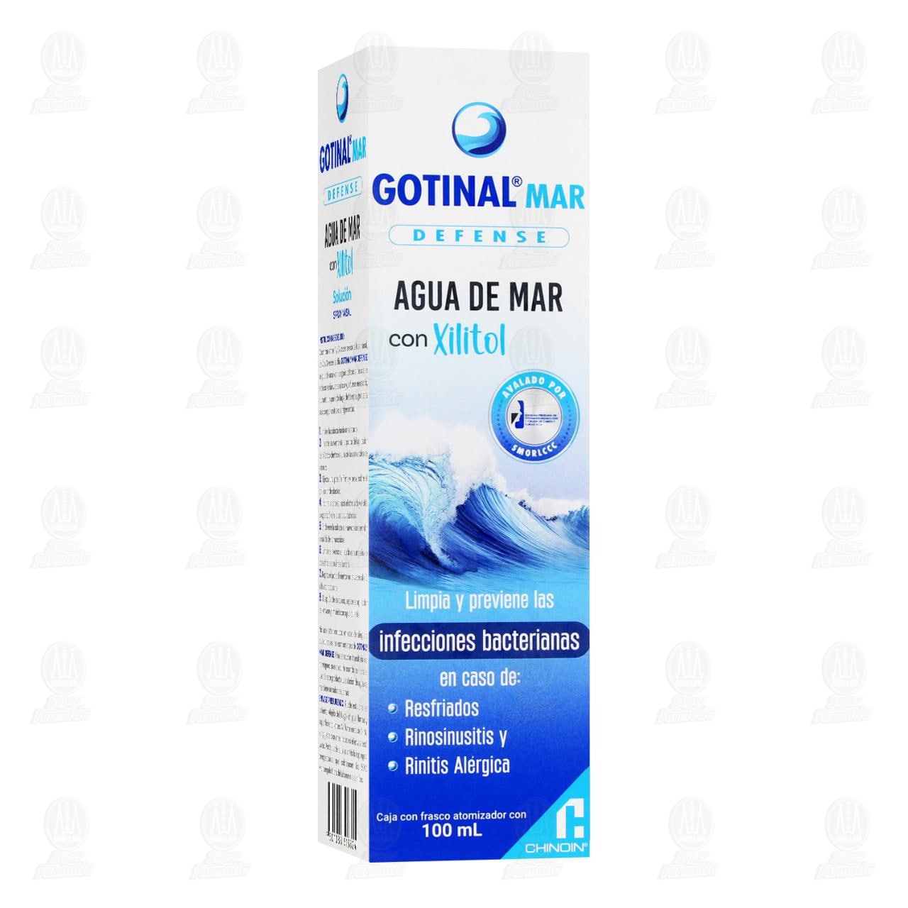 Gotinal Mar Defense Agua de Mar con Xilitol Spray Nasal, 100 ml. image number 0